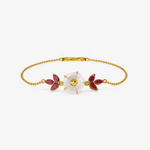 Floral-Gold-Bracelet