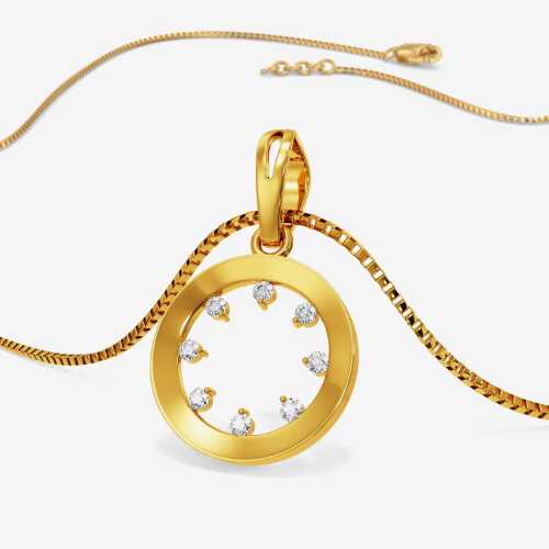 Round-Aura-Gold-Pendant